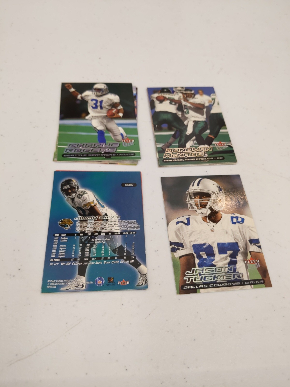 Fleer NFL football Cards Year 2000 18 Cards