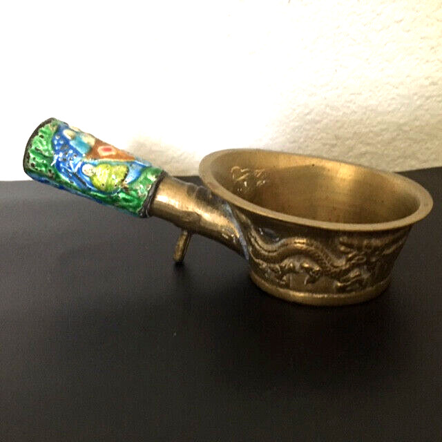 Asian Antiques, Enamel, Cloisonne, Brass, Silk Iron, “Dragon”, 1900-1940, China
