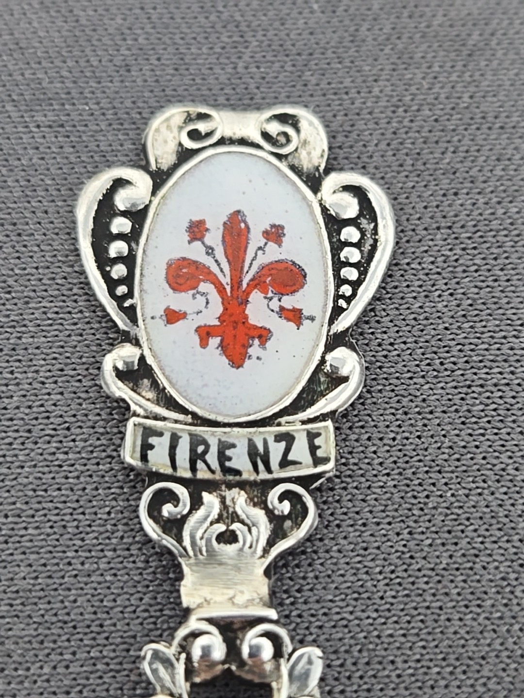 Set 2 Vintage Italy 800 Silver Souvenir Souvenir Demitasse Spoons