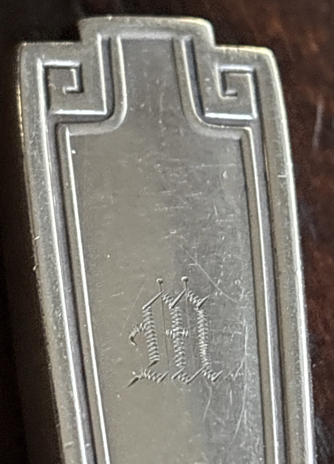 Etruscan Pattern Gorham Sterling Handle Stainless Blade 8.5 ” Dinner Knife 66.5g
