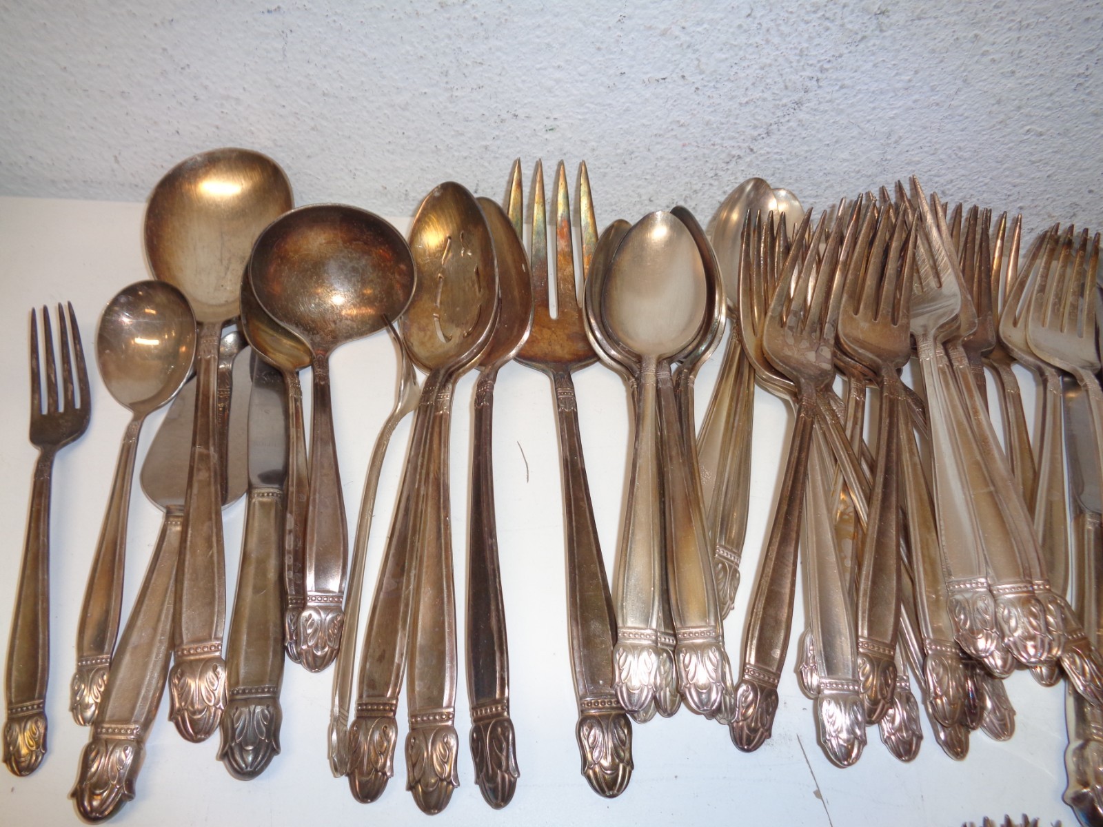 Vintage Holmes & Edwards 143 Pieces Danish Princess Flatware