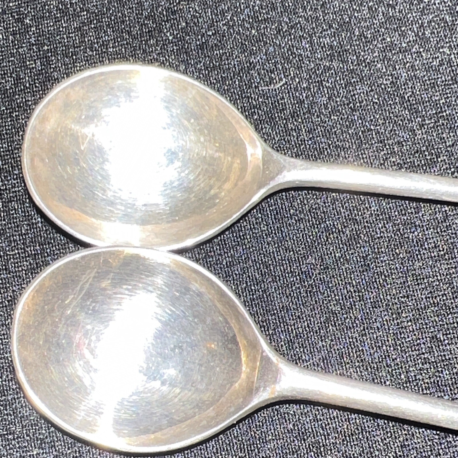 2 coffee bean teaspoons With Orange Beans