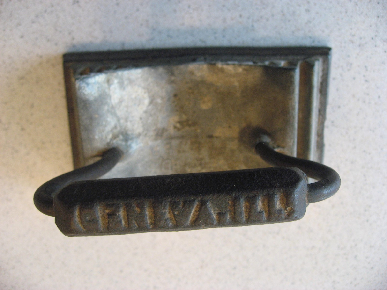 Antique Cast Iron Geneva Hand Fluter Clothing Crimper Pat 1866 Geneva ILL