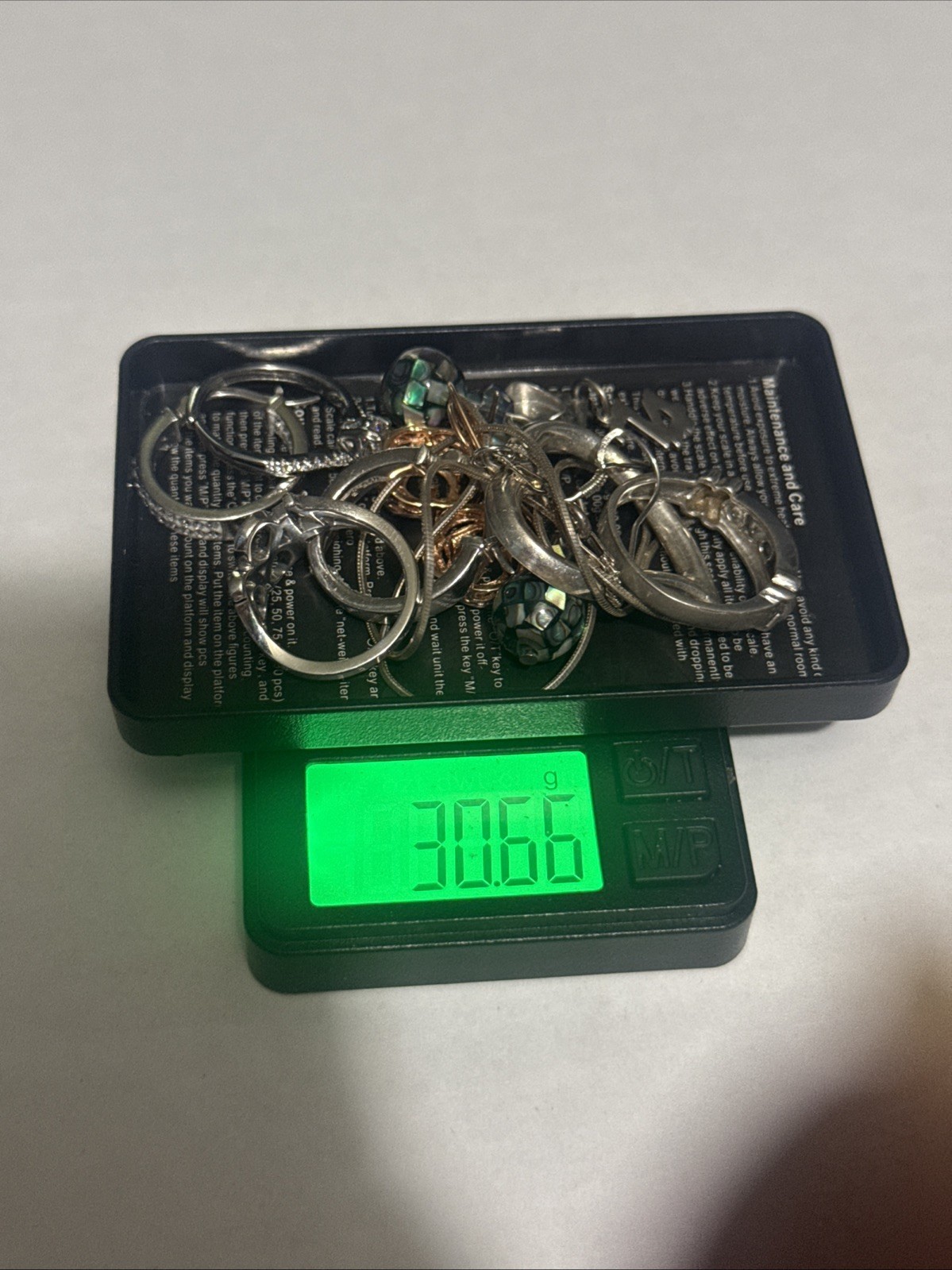LOT OF STERLING SILVER .925 JEWELRY FOR PARTS/REPAIR/SCRAP. 30.66GRAMS
