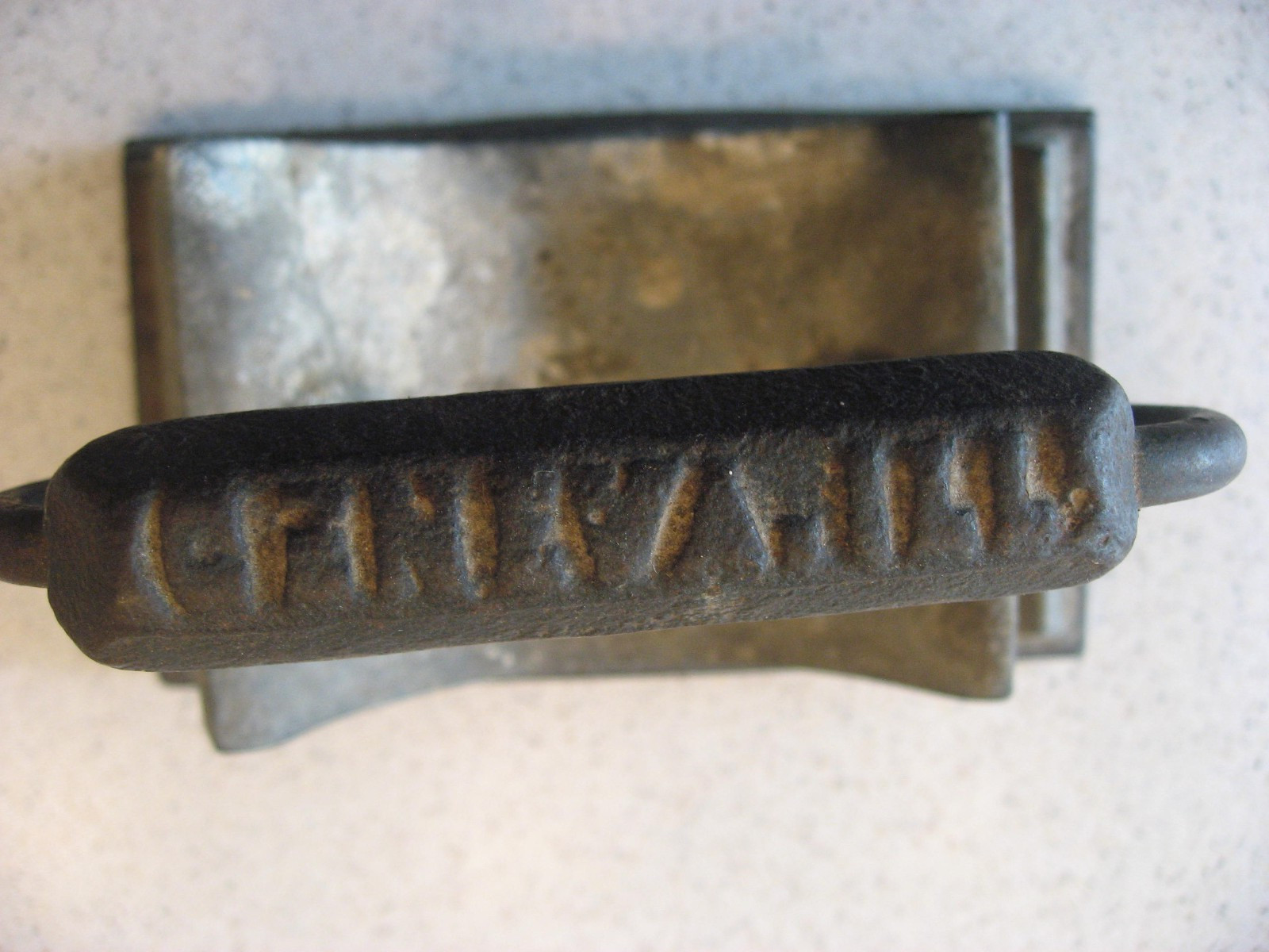 Antique Cast Iron Geneva Hand Fluter Clothing Crimper Pat 1866 Geneva ILL