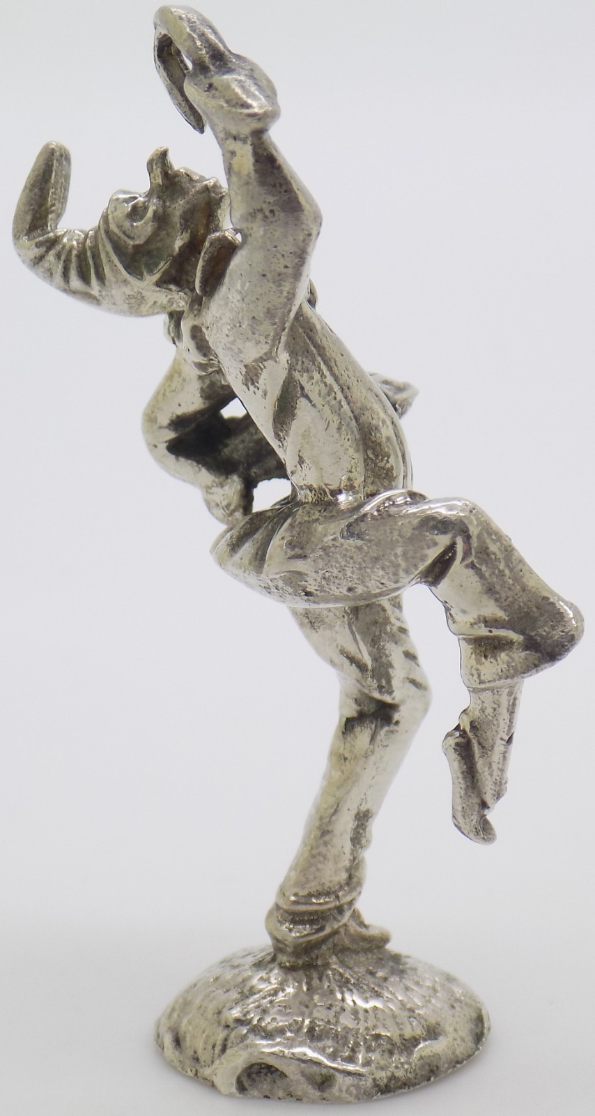 Vintage Italian Handmade Genuine Sterling Silver Pulcinella “Commedia dell’Arte”