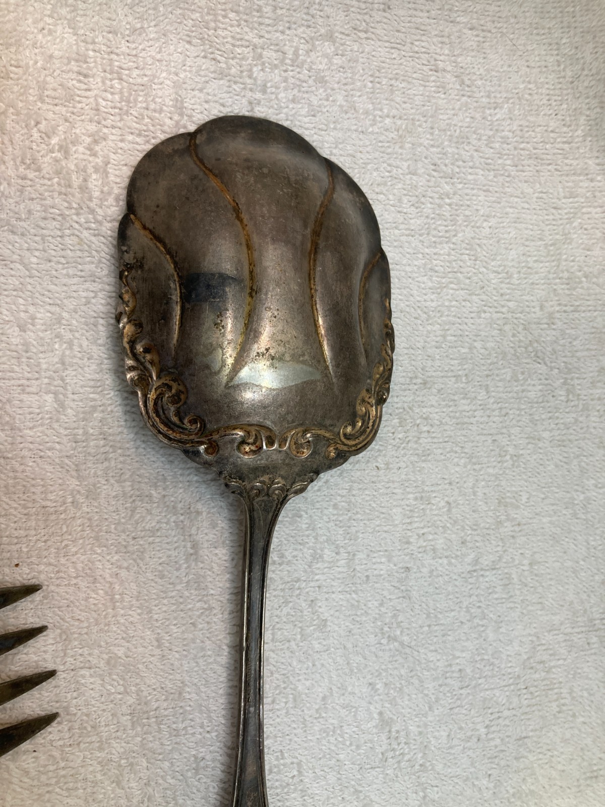 Crafters Lot of Old Silverplated Flatware Pieces – As Is 13 Pieces