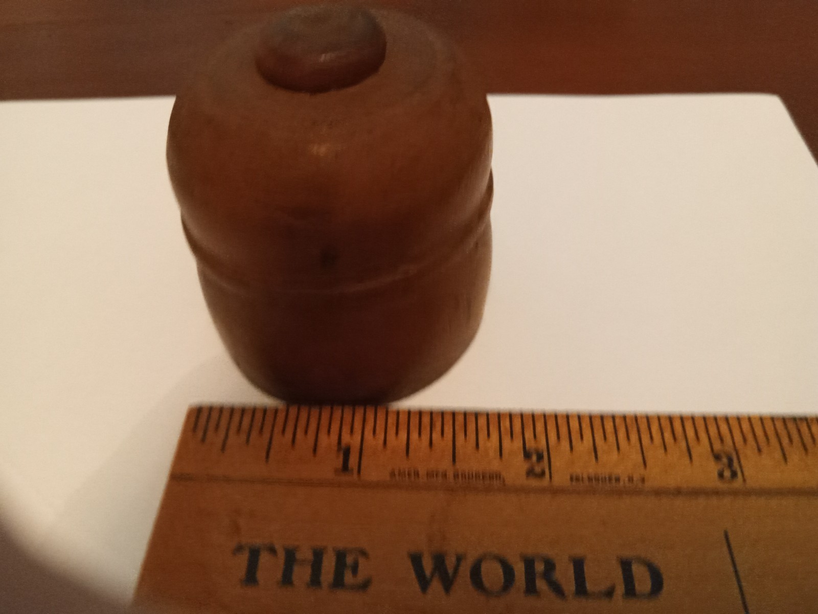Vintage Butter Mold/Stamp tiny ,wood, great antique from times past-Star/Flower