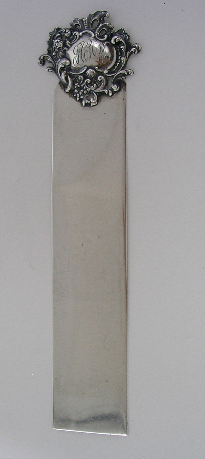 Antique Shiebler Sterling Silver Ruler/Page Turner c. 1899 – 9 7/8″