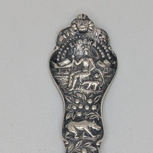 Antique Sterling Silver Souvenir Spoon “San Francisco, CA” Cliff House 18 grams