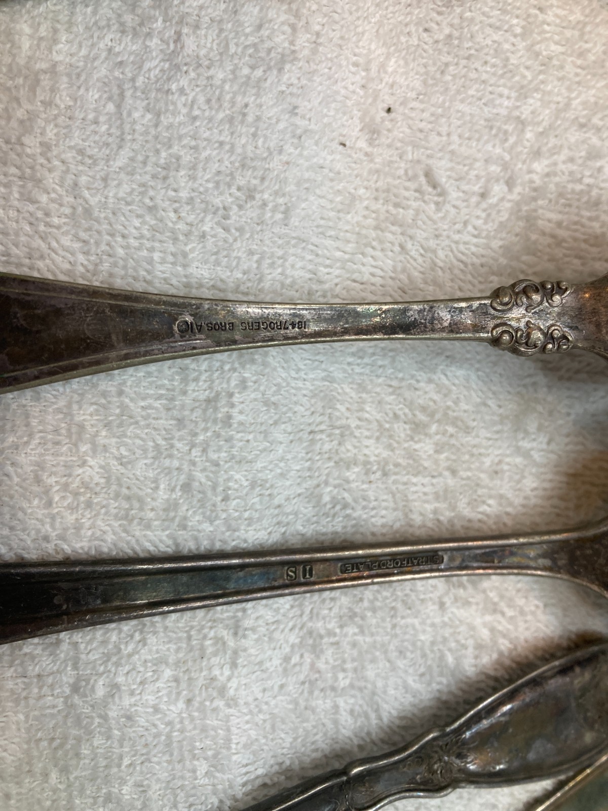 Crafters Lot of Old Silverplated Flatware Pieces – As Is 13 Pieces