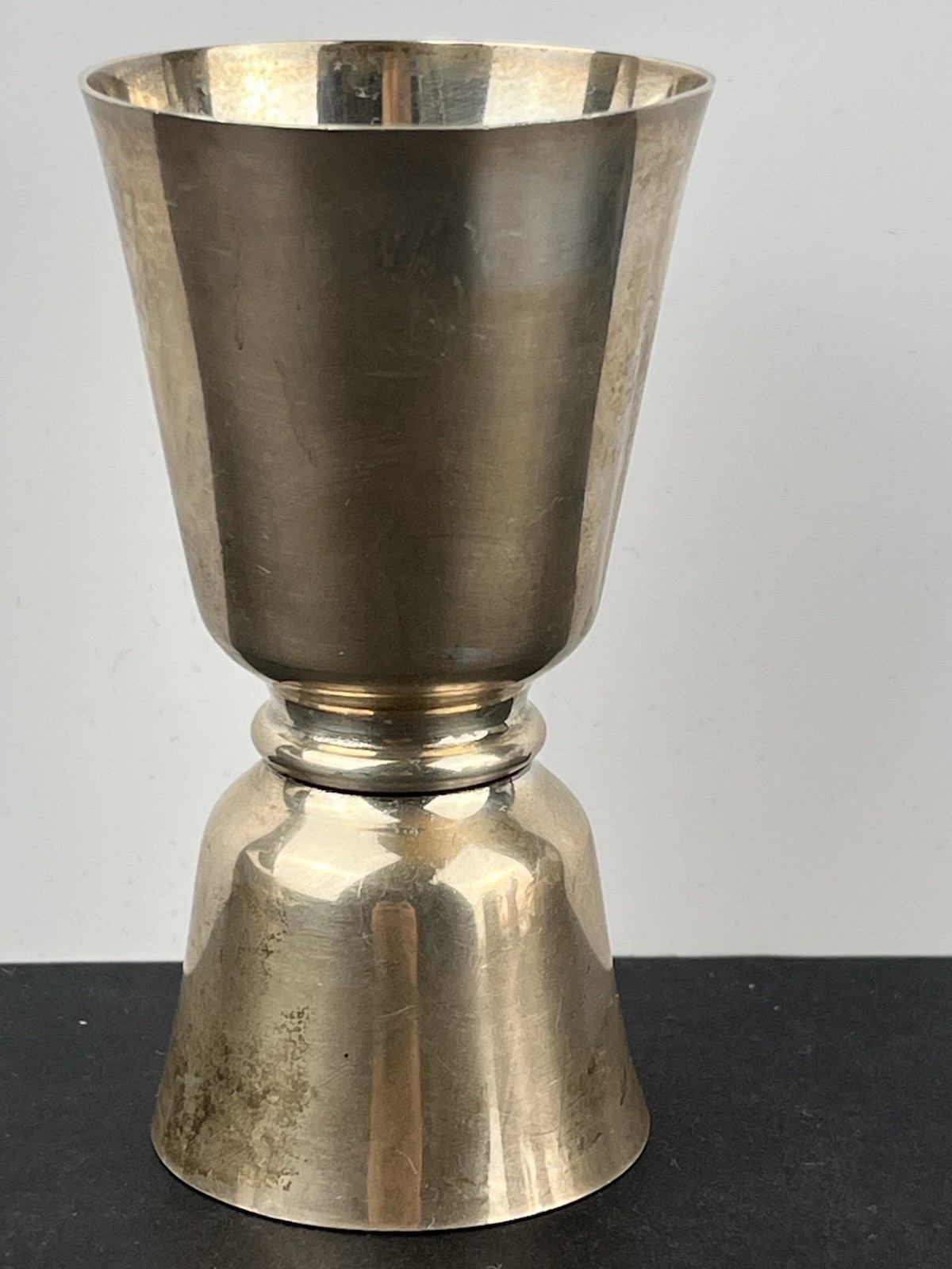 S. Kirk & Son Sterling Silver Double Jigger Measure 1 oz / 2 oz 9.5cm