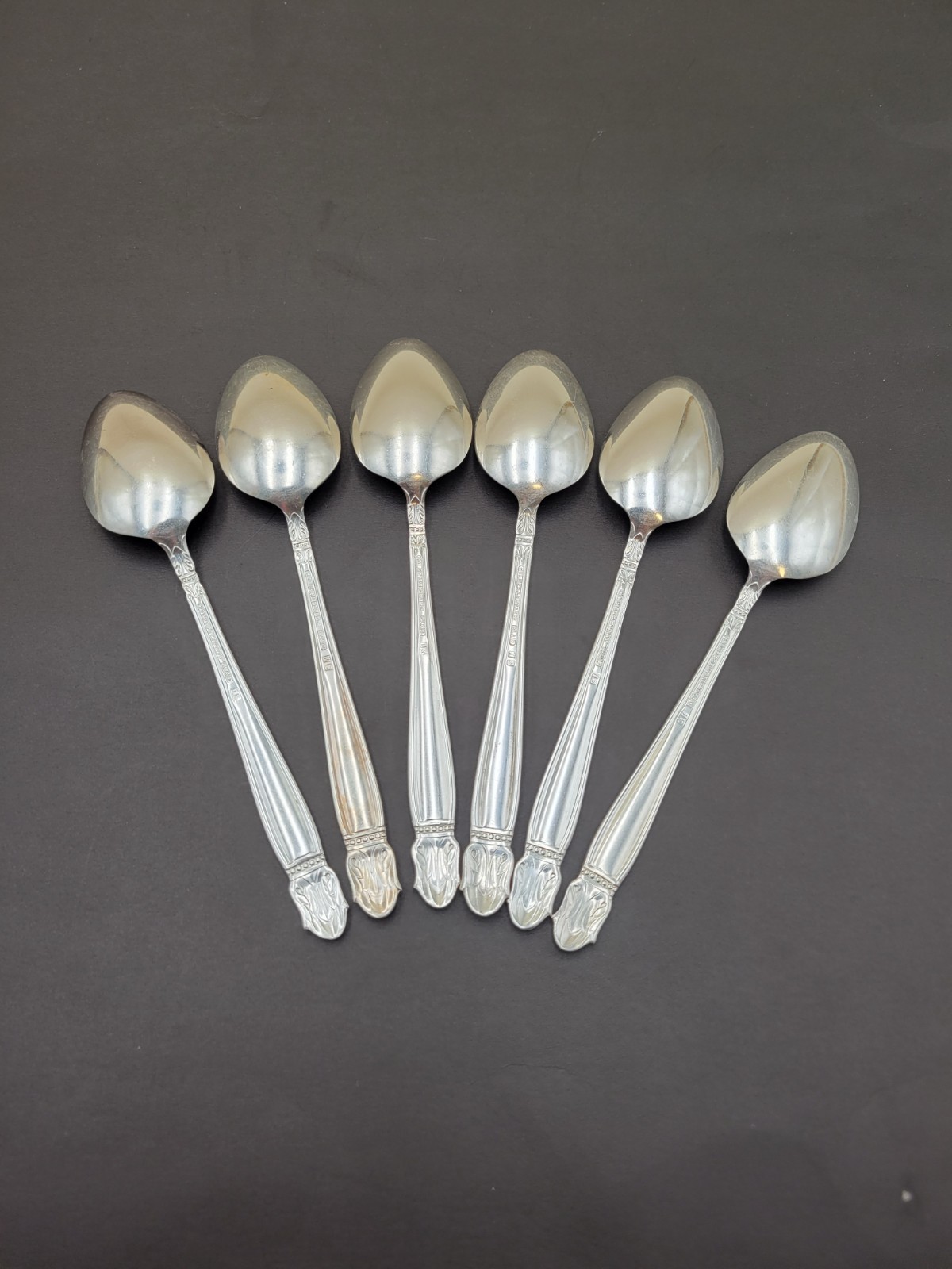 Service for 6 DANISH PRINCESS Silverplate Holmes & Edwards Flatware Set in Case