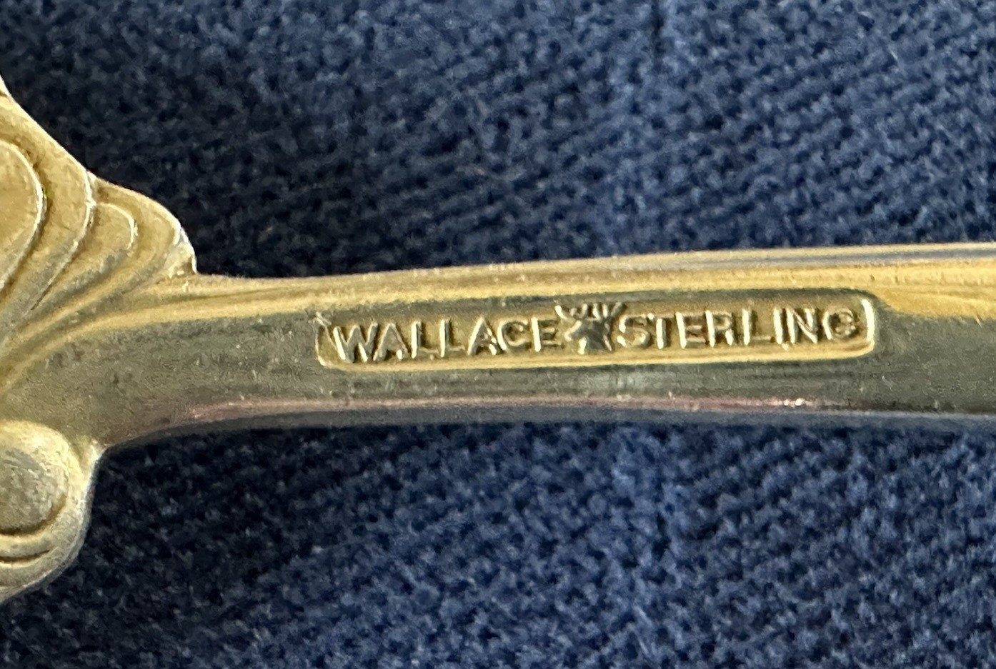 Wallace WALTZ OF SPRING Sterling Silver Demitasse Spoon 4″