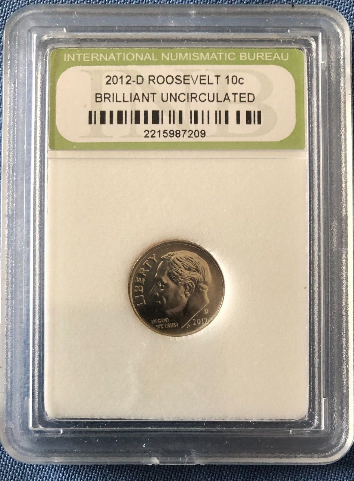 2012-D Roosevelt Dime Brilliant Uncirculated coin