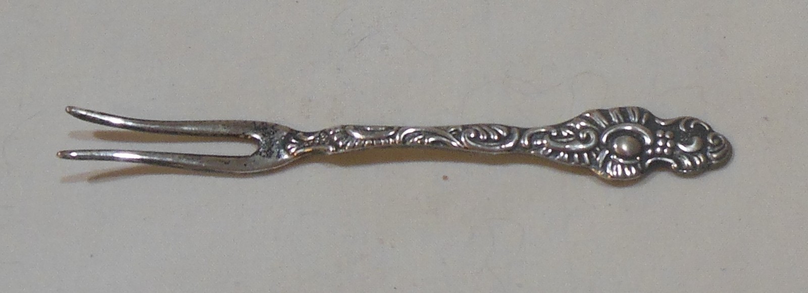 AB Nils Johan Sweden Silverplate Hors d’oeuvre Cocktail Fork