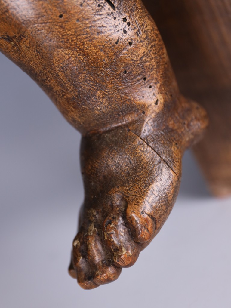 Large Italian Carved Wooden Putto Cherub Figure | Late 18th Century Ecclesiastic
