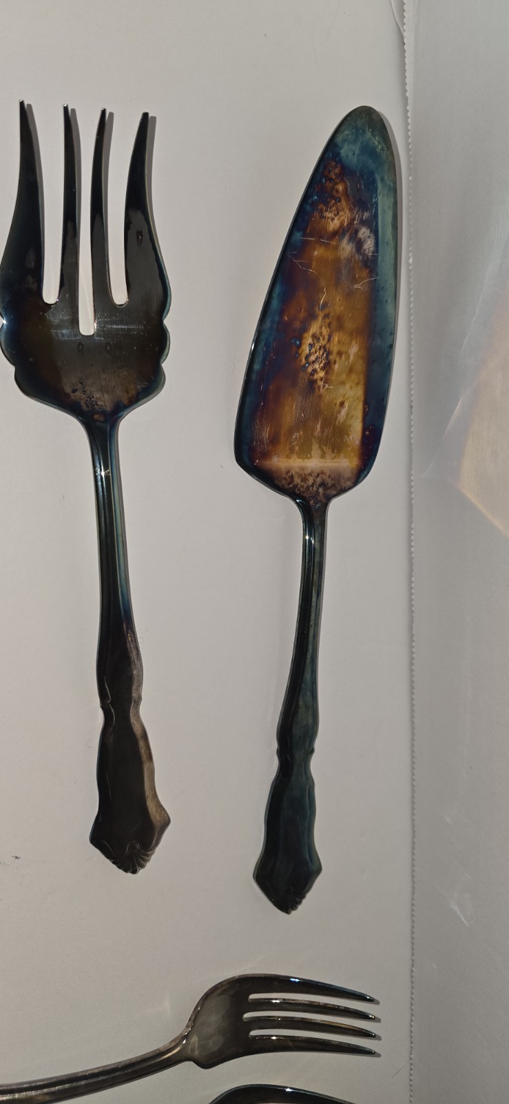 Wallace Silverplate Serving Set Includes 7 Separate Pieces No Monogram