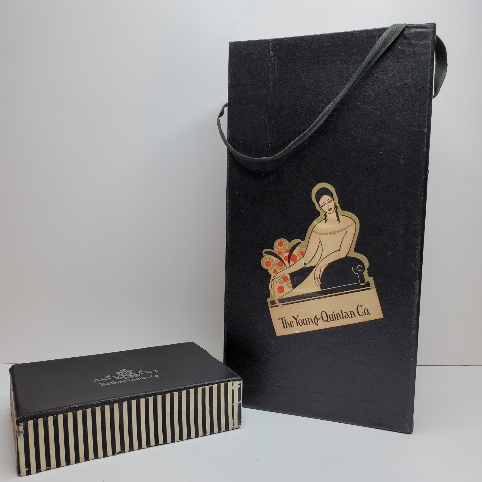 RATEAU Design Art Deco Label Young Quinlan Co. Rothschild Mpls MN Shoe Box