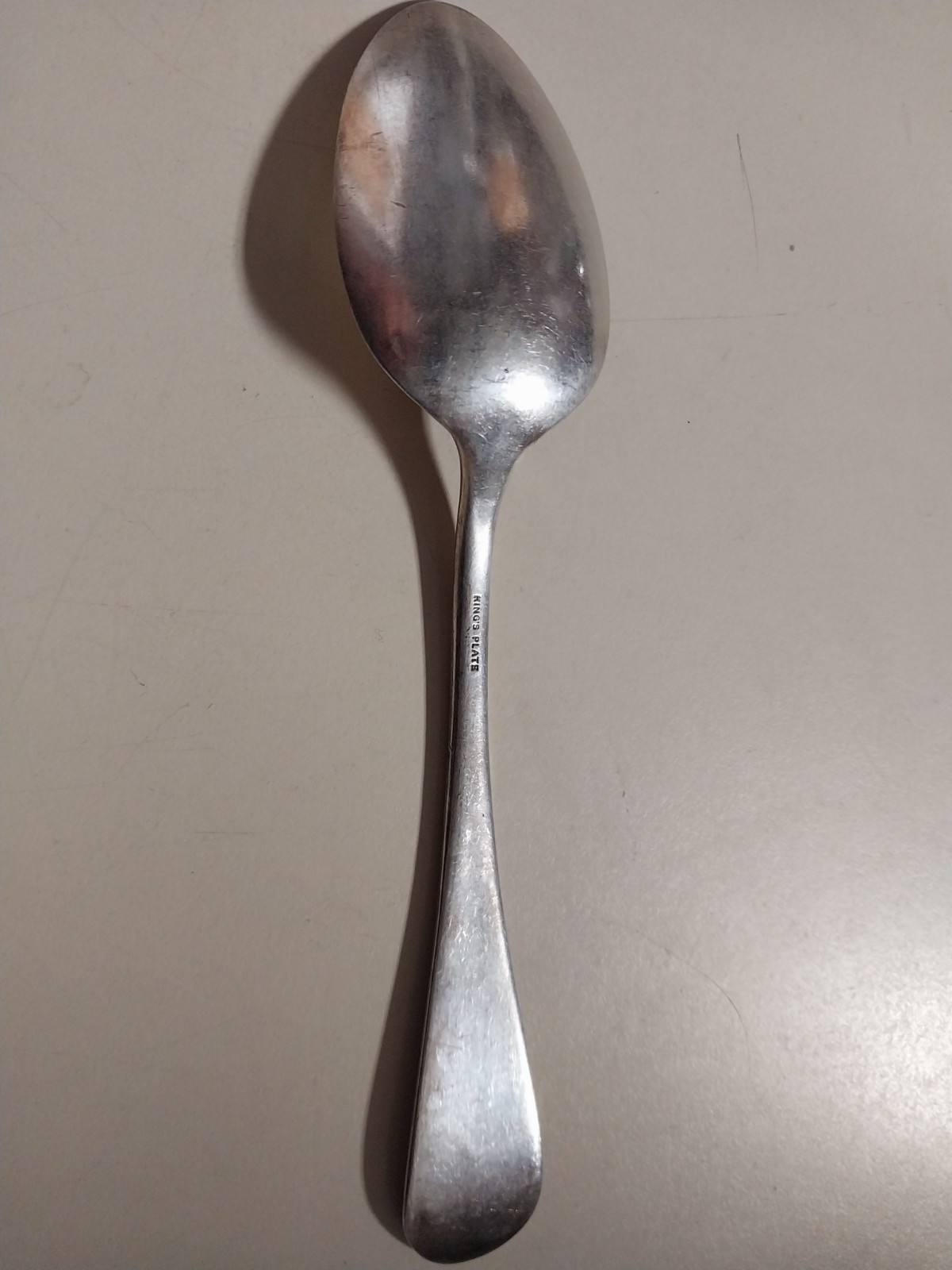 king’s plate spoon plain used