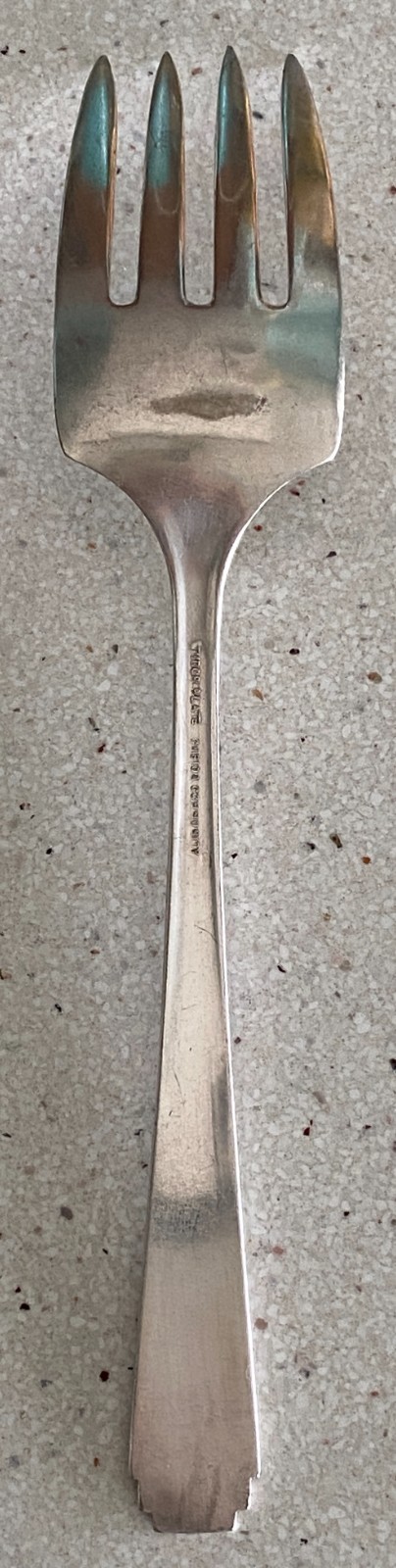 Oneida Community Tudor Plate Friendship 1932 Art Deco Meat Serving Fork