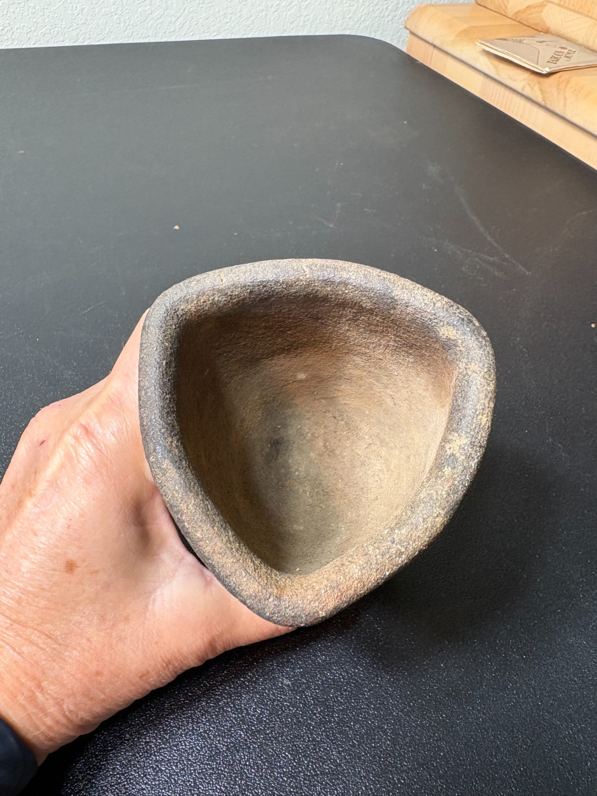 Antique Triangular Foundry Crucible date unknown