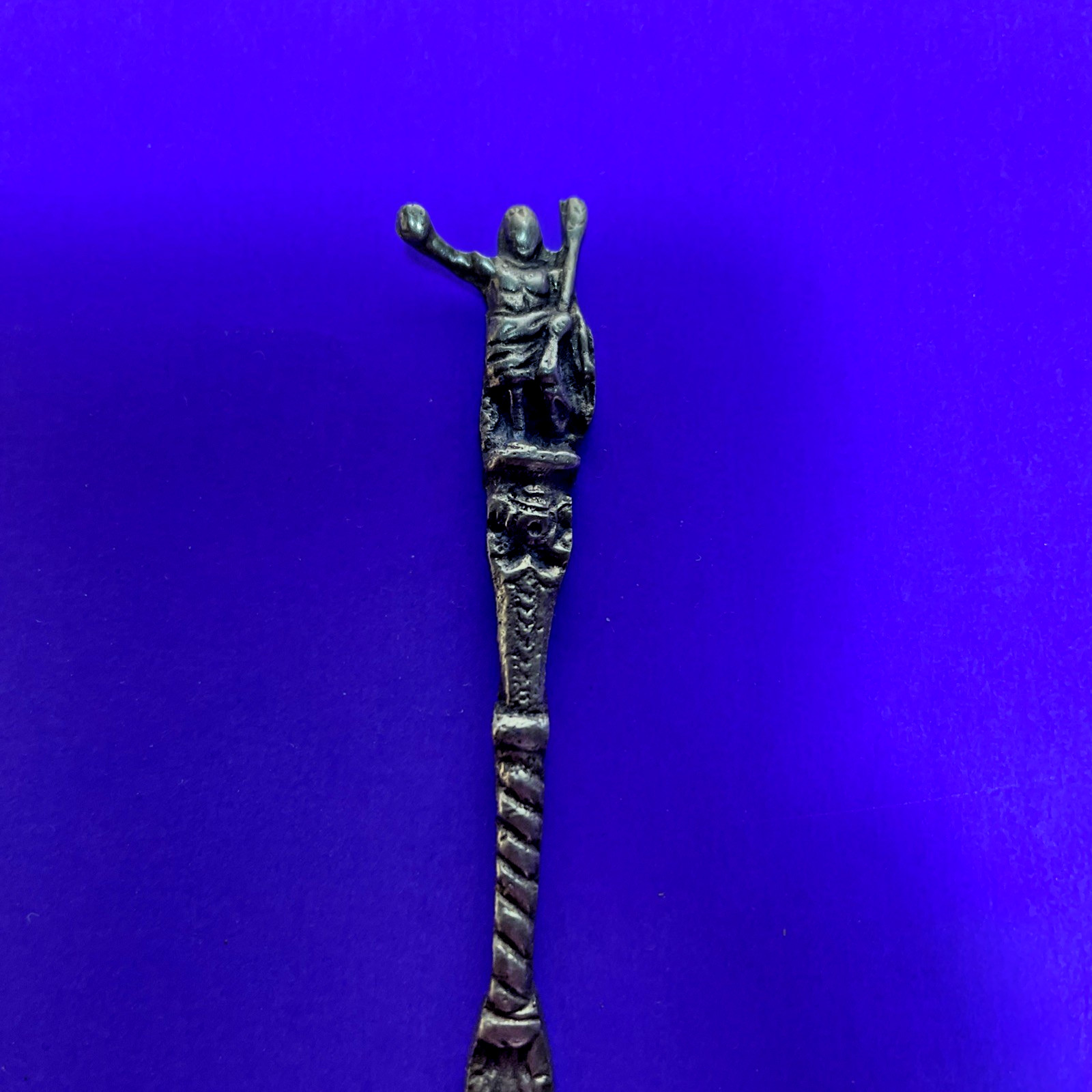 Vintage 4 Piece Etruscan Figural Roman Figure Italy Serving Utensils Montagnani?