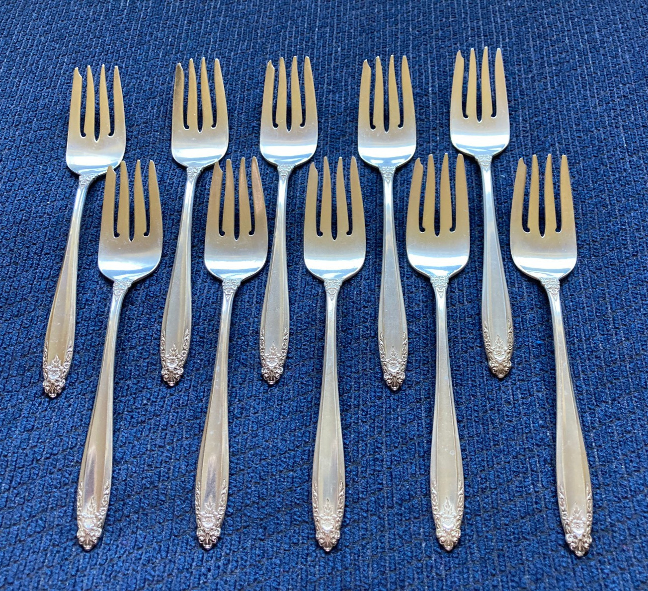Salad Fork, 6-5/8” Prelude by International Sterling Silver, no mono