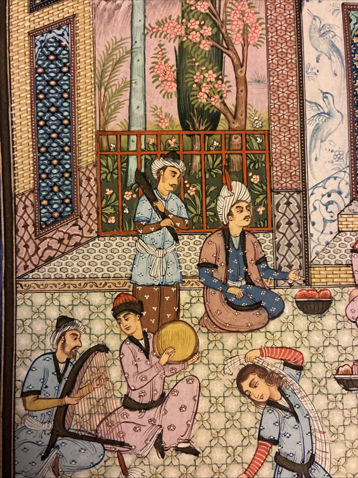 Vintage Artist Masterpiece Signed Rohani Rouhani Miniature Painting