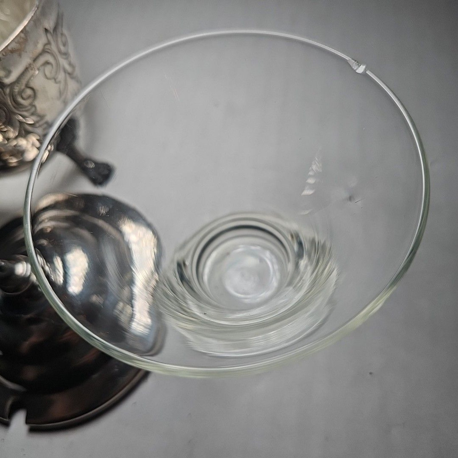 American Victorian Silverplated Jam Sugar Bowl Glass Insert Missing Spoon