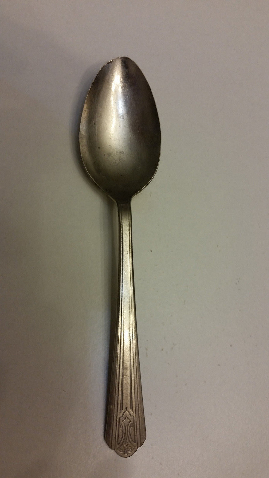 Flatware Vintage B. B. Silverplate Spoon Art Deco Scrolls Pattern 1900-1940