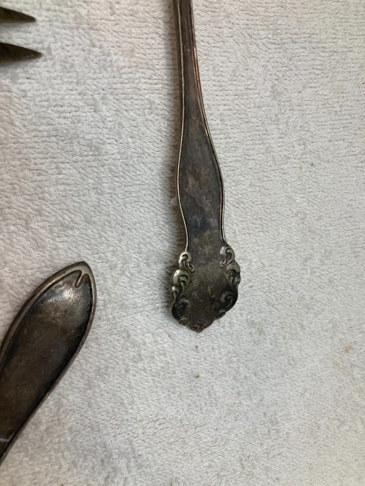 Crafters Lot of Old Silverplated Flatware Pieces – As Is 13 Pieces