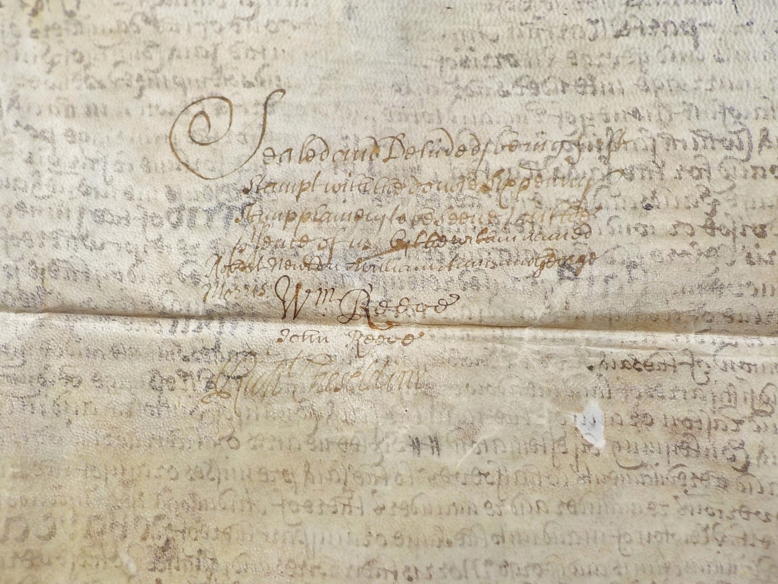 1703 Colsterworth Vellum Marriage Settlement Indenture Newton Annis family