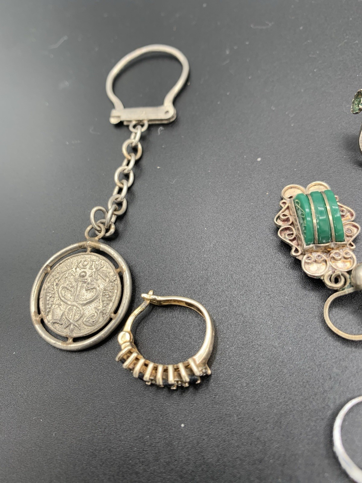 Marked sterling 9.25 silver mixed jewelry