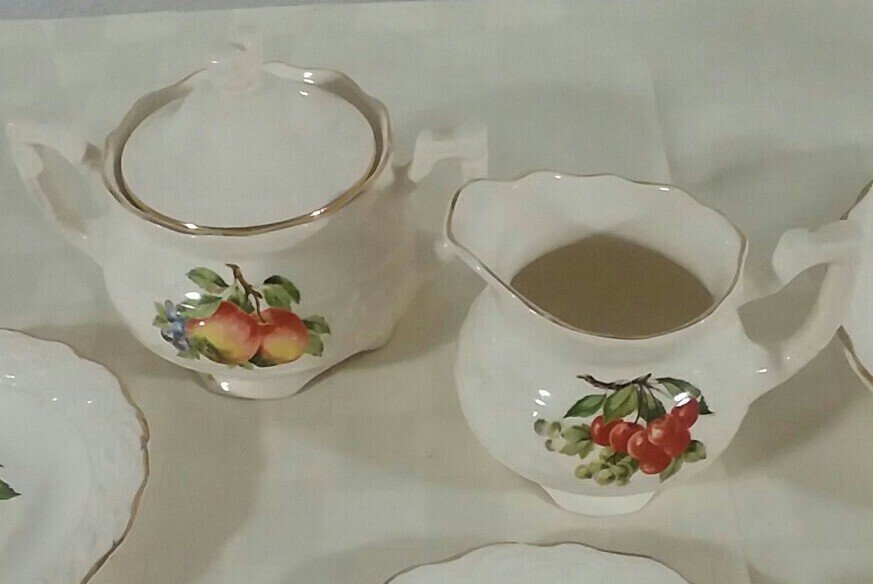 ANTIQUE Warranted 22k China – RARE FRUIT COLLECTION