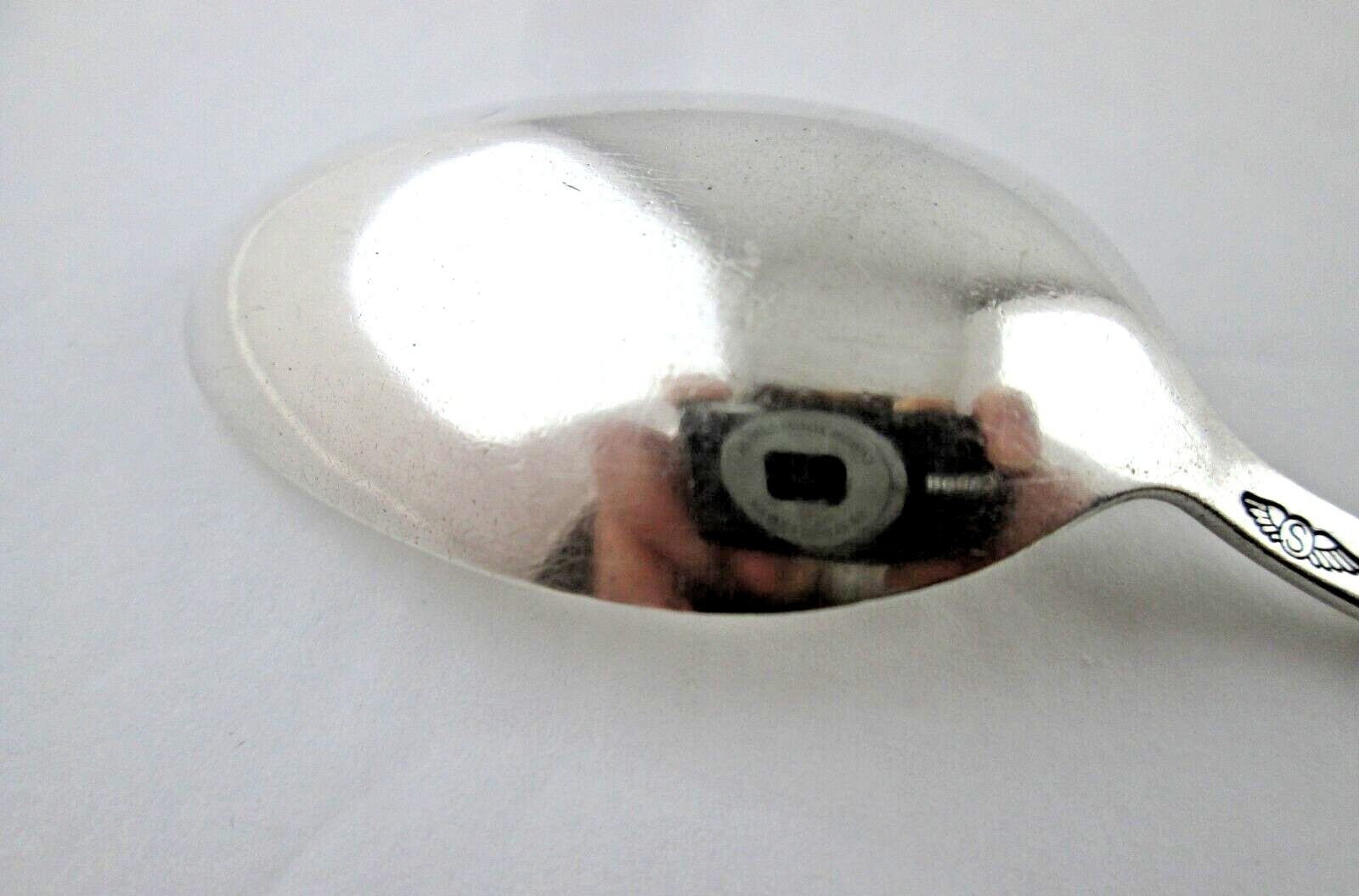 FLORA by Shiebler Sterling Silver Teaspoon # 9 5 5/8″
