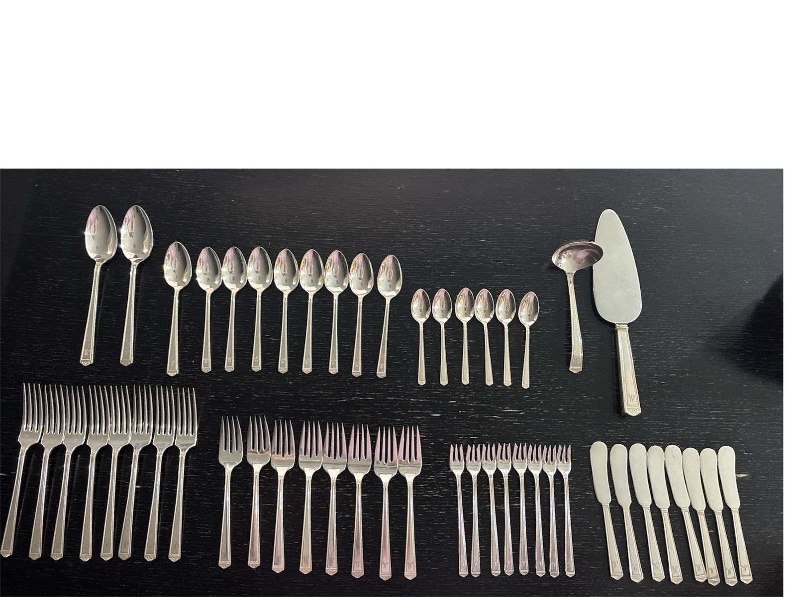 1847 Rogers Bros “Ambassador” Silverplate Flatware Set – 51 Pieces