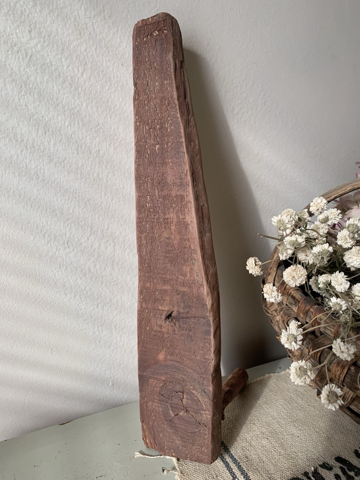 Early Antique Primitive Style Peg Rack Wooden Herb Drying Rack Lantern Peg Hang