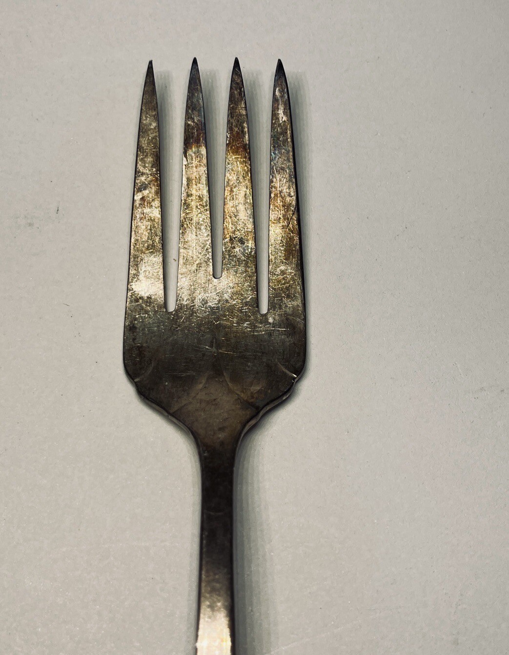 Community plate silverware 8 1/2” serving fork, Birds, Vintage Patina 🔥 Offers