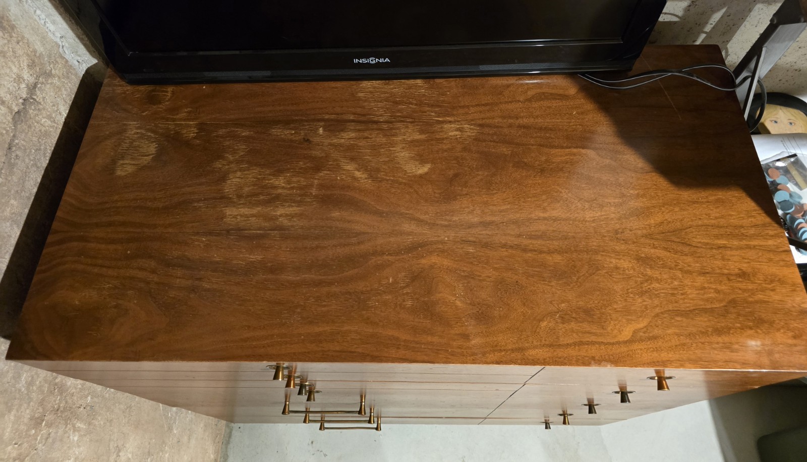 MCM Walnut Dresser Set by Basic-Witz Furn. Indus.