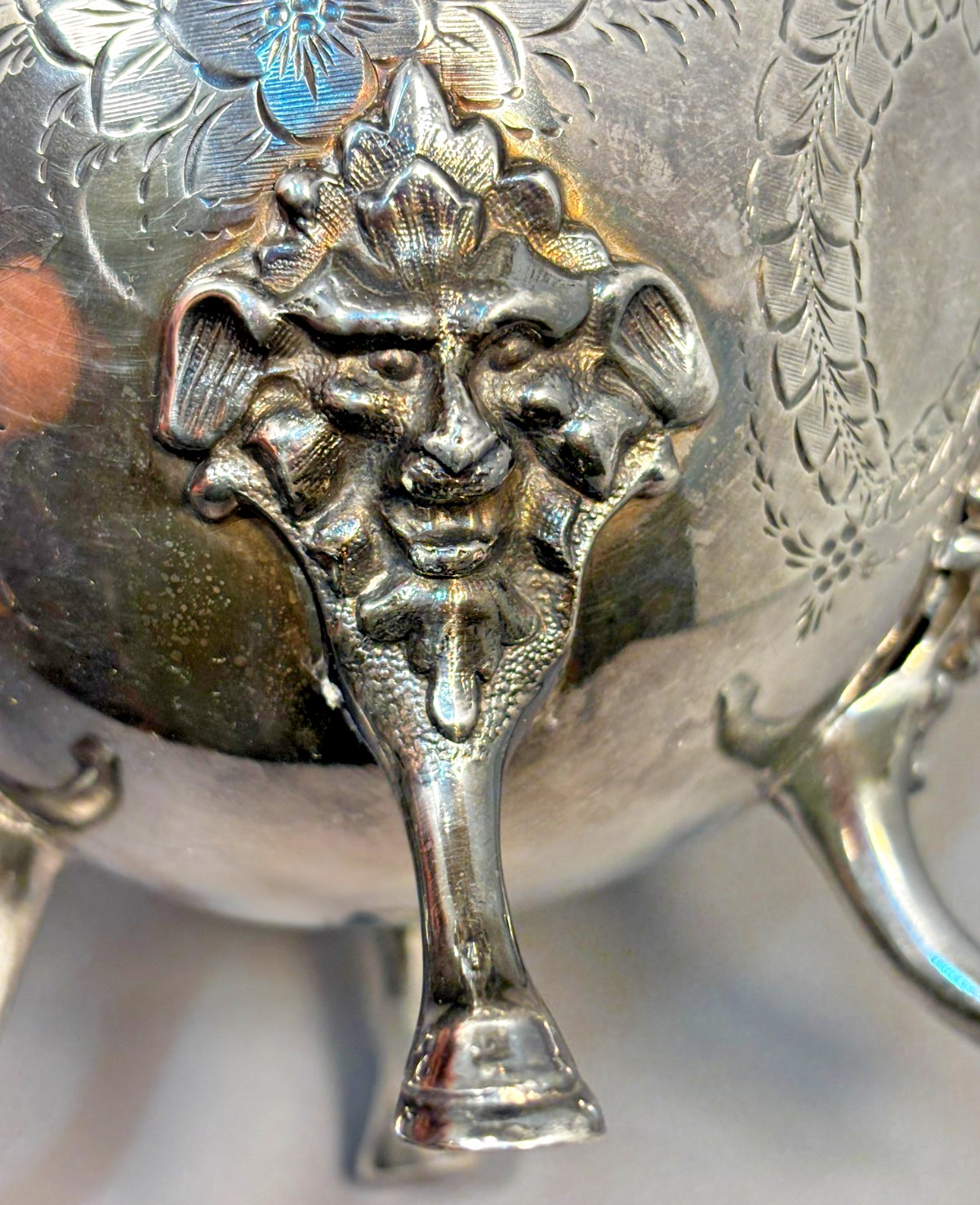 MERIDEN BRITANNIA CO SILVER PLATE Tea Waste Bowl C.1872 AESTHETIC MOVEMENT