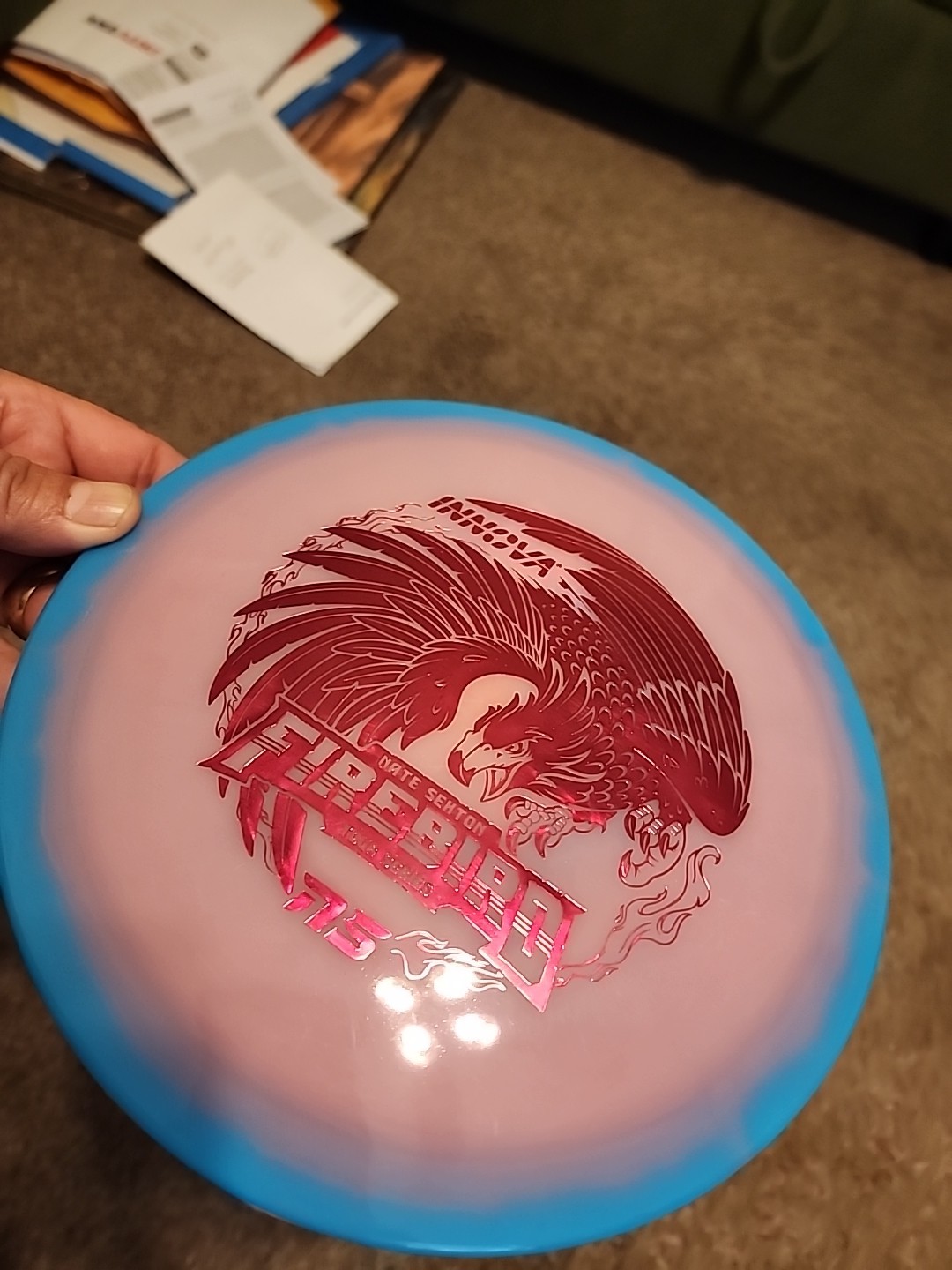 NEW DISC GOLF INNOVA NATE SEXTON TOUR CHAMPION HALO GLOW FIREBIRD 173-5g 2023