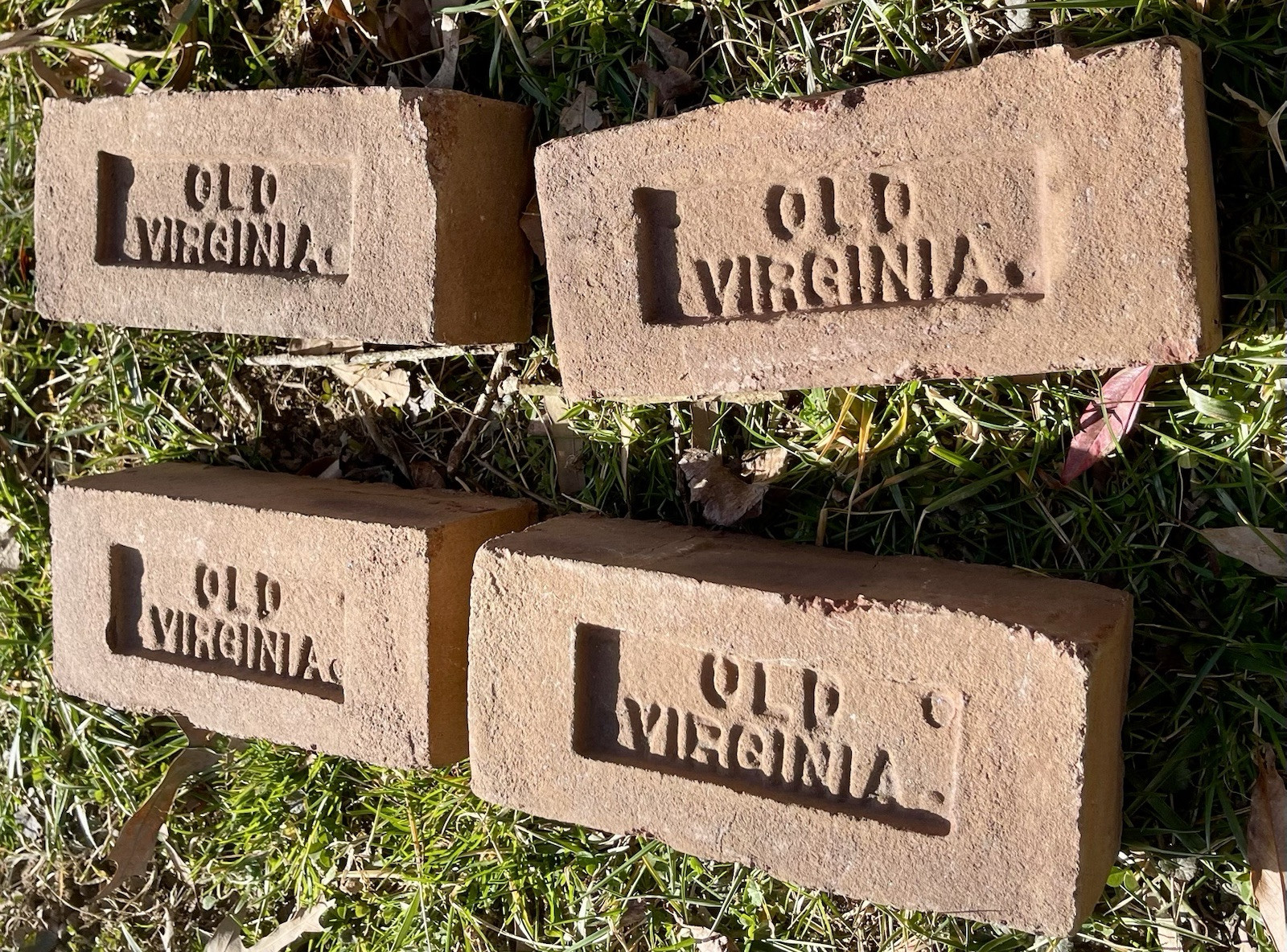 Rare OLD VIRGINIA BRICK Paver Reclaimed Garden Historic Thomas Jefferson UVA
