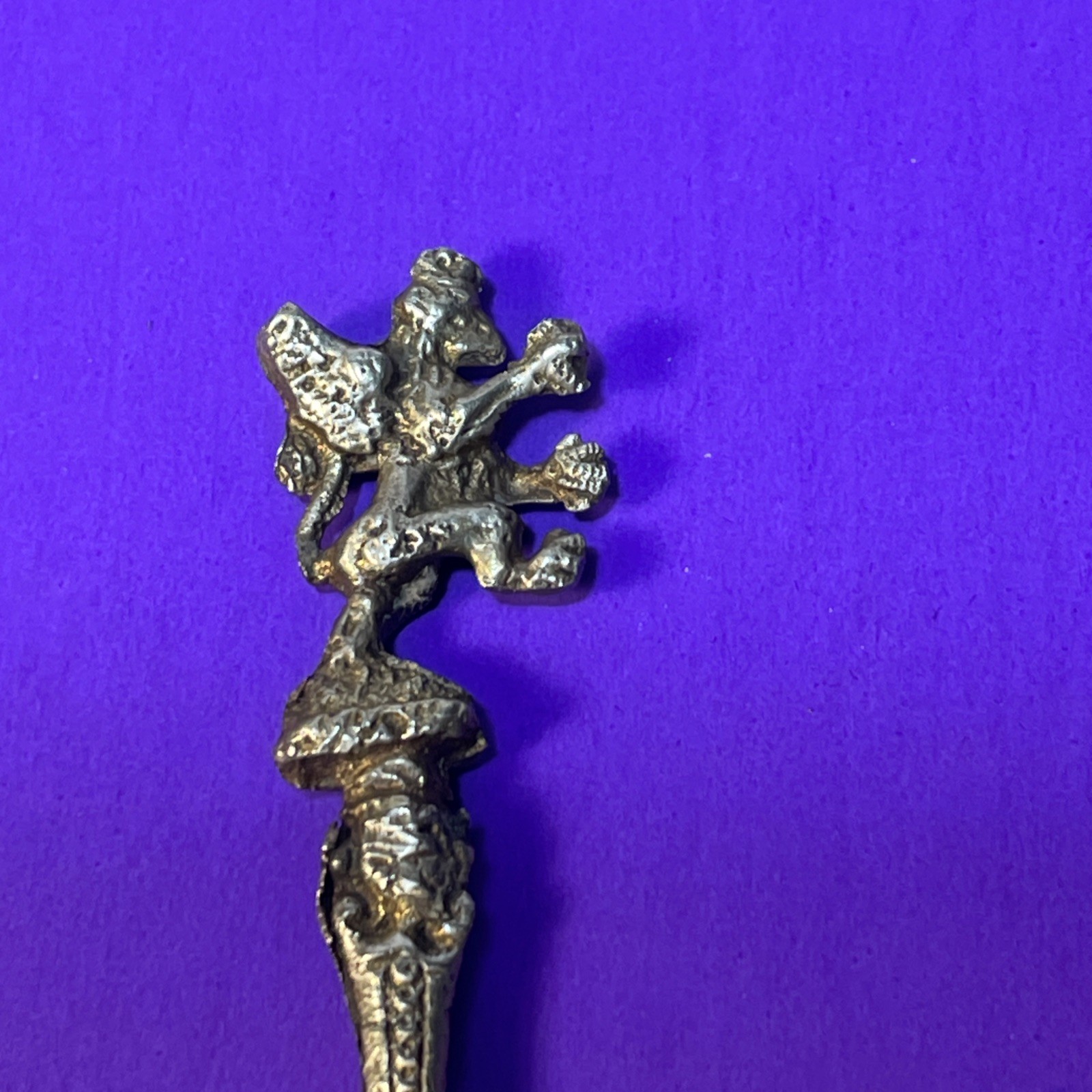 Vintage 4 Piece Etruscan Figural Roman Figure Italy Serving Utensils Montagnani?