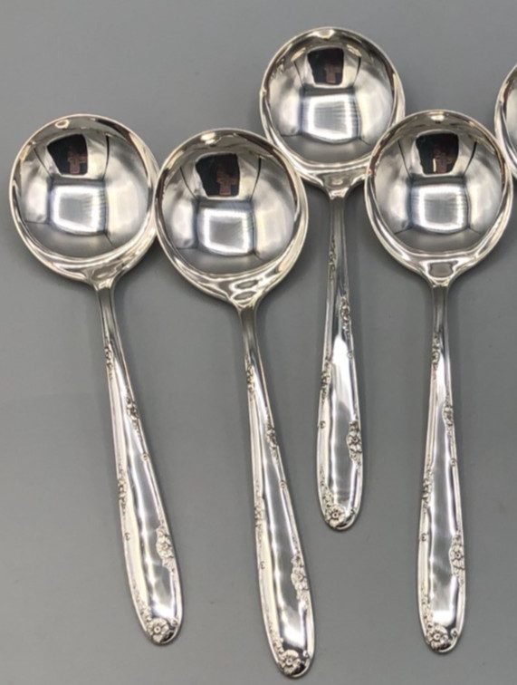 Madeira by Towle Sterling Silver set of 4 Cream Soup Spoons 6 3/8″