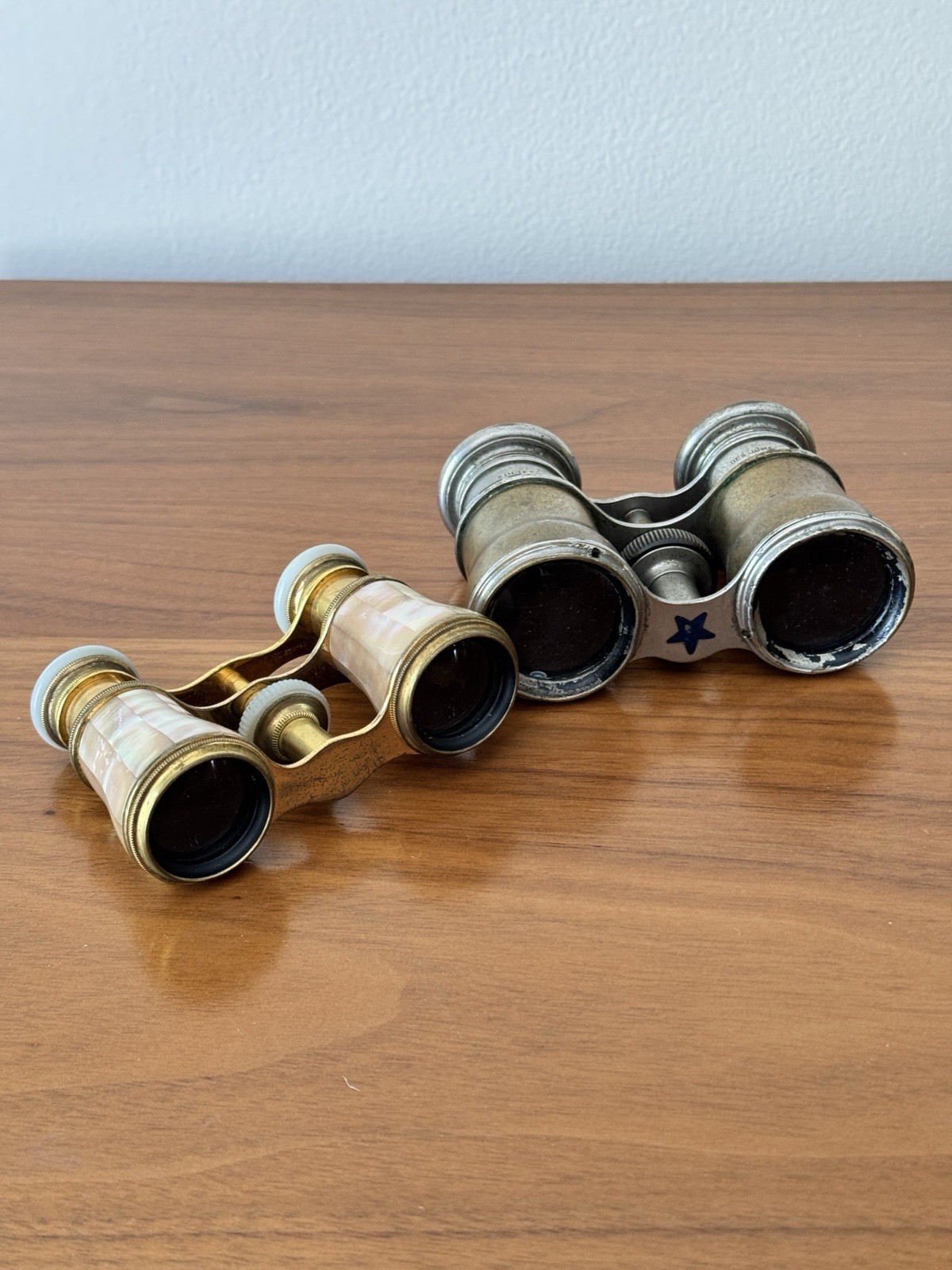 Lefils Paris Pre-1930 Antique Opera Glasses Binoculars Lot of 2