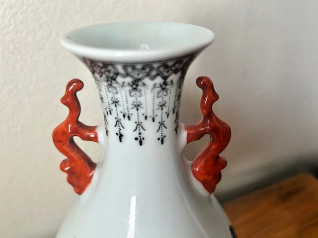Antiques, Procelain, Vase, Republican Period, Seven Children, 1900-1940, China