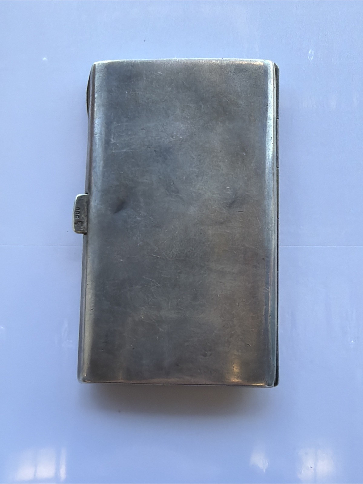 Continental European .900 Silver Guilloché Enamel Cigarette Case 1890’s-1930’s