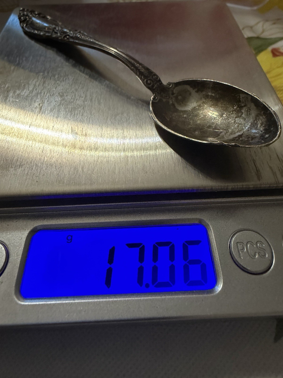 ANTIQUE TOWLE STERLING SILVER SMALL SPOON 17.06 GRAMS RESTORATION OR MELT DOWN
