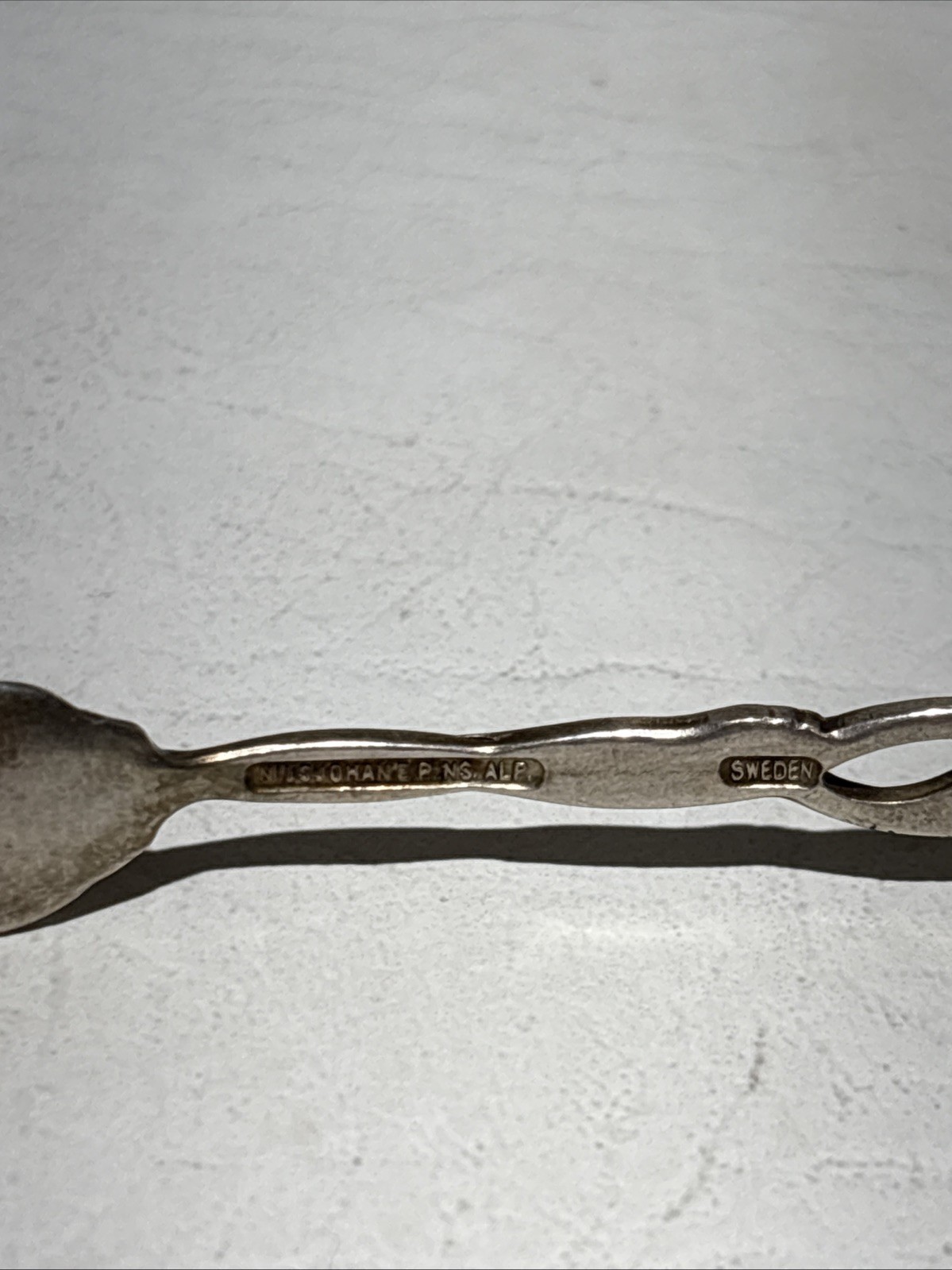Antique Vintage Nils Johan P.R NS ALP Silver Plate Fork (Sweden) Small 4″